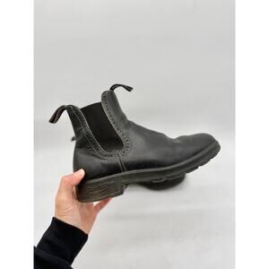 Blundstone Classic Black Leather Pull-On Chelsea Boots Women's Size 7